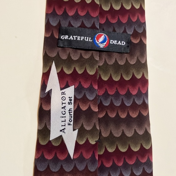 Grateful Dead Silk Tie Alligator Fourth Set - Picture 5 of 5